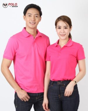 เสื้อโปโล CoolPlus สีบานเย็น CP014 pmkpolomaker