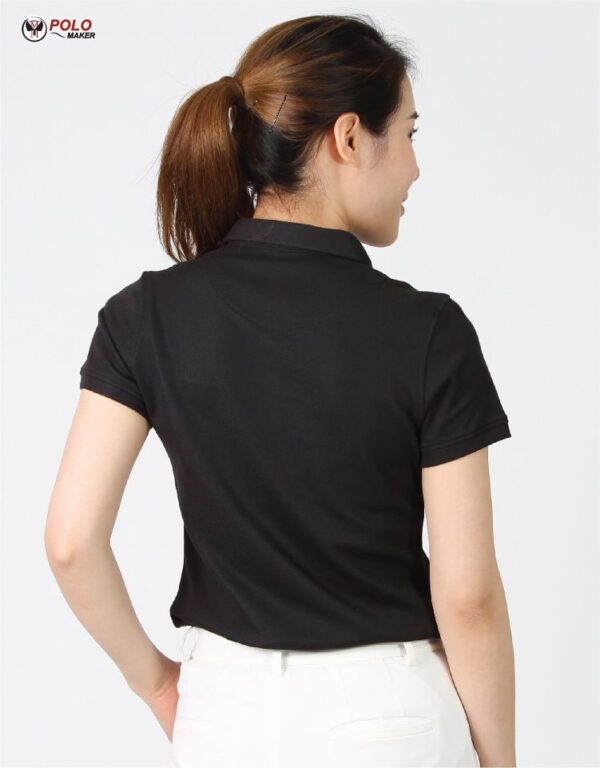 เสื้อโปโล CoolPlus CK004 สีดำ - Image 3