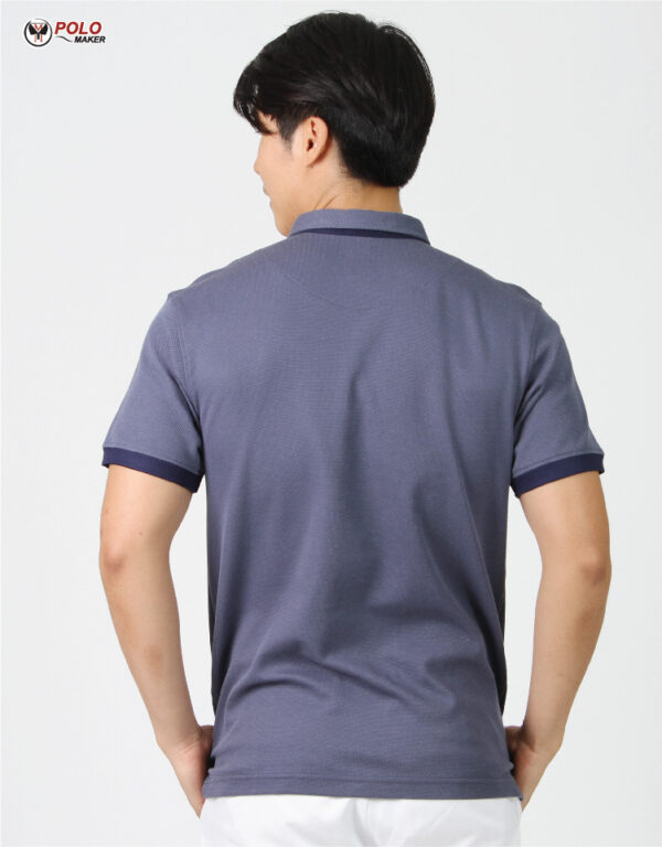 เสื้อโปโล CoolPlus CK002 สีกรมท่า - Image 4
