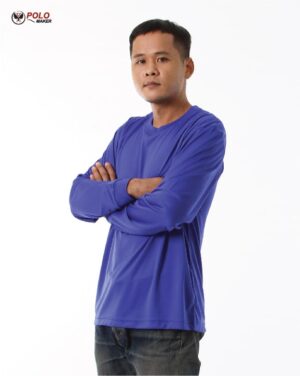 เสื้อคนงานแขนยาว สีน้ำเงิน03 lpi pmkpolomaker