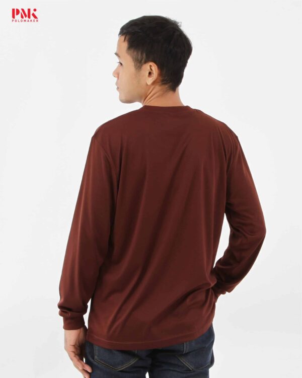 เสื้อยืดคนงานแขนยาว สีน้ำตาล 02LPI40 - Image 2