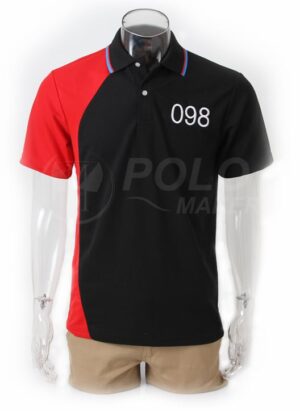 เสื้อโปโลตัดต่อมาตรฐาน PT098