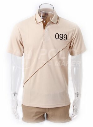 เสื้อโปโลตัดต่อมาตรฐาน PT099
