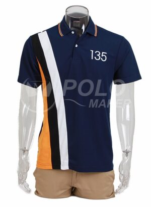 เสื้อโปโลตัดต่อมาตรฐาน PT135