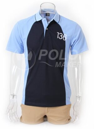 เสื้อโปโลตัดต่อมาตรฐาน PT136