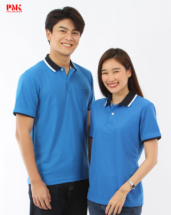 เสื้อโปโล Kaneko Summer 01PK115 สีน้ำเงิน