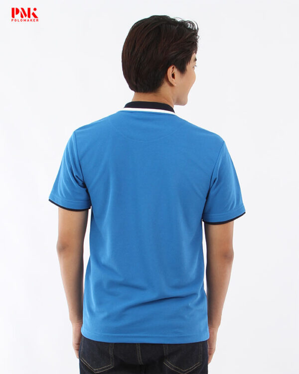 เสื้อโปโล Kaneko Summer 01PK115 สีน้ำเงิน - Image 5