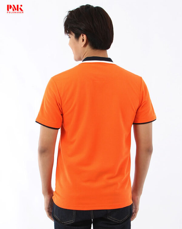 เสื้อโปโล Kaneko Summer 01PK118 สีส้ม - Image 5