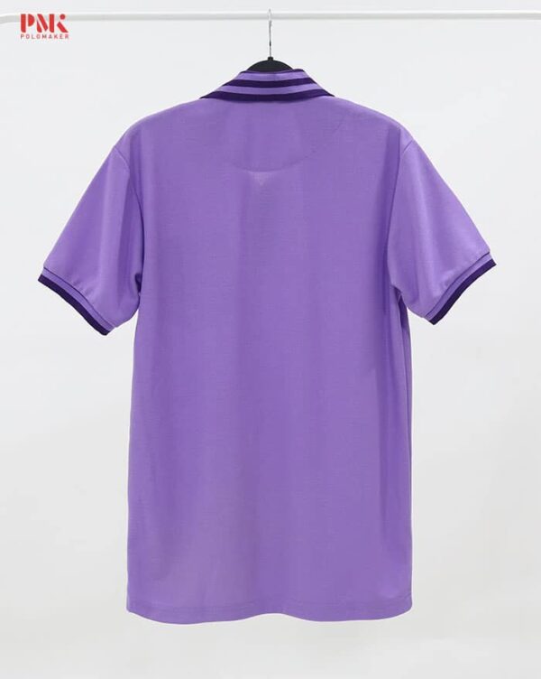 เสื้อโปโลแบบพิเศษ (Limited) สีม่วง 11OTC07 - Image 2