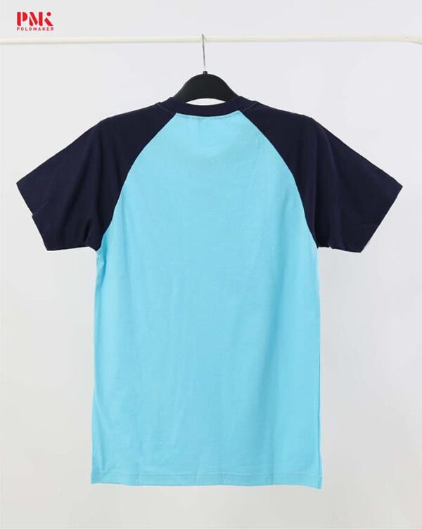 เสื้อยืดคอกลมแบบพิเศษ (Limited) สีฟ้า 12S0104 - Image 2