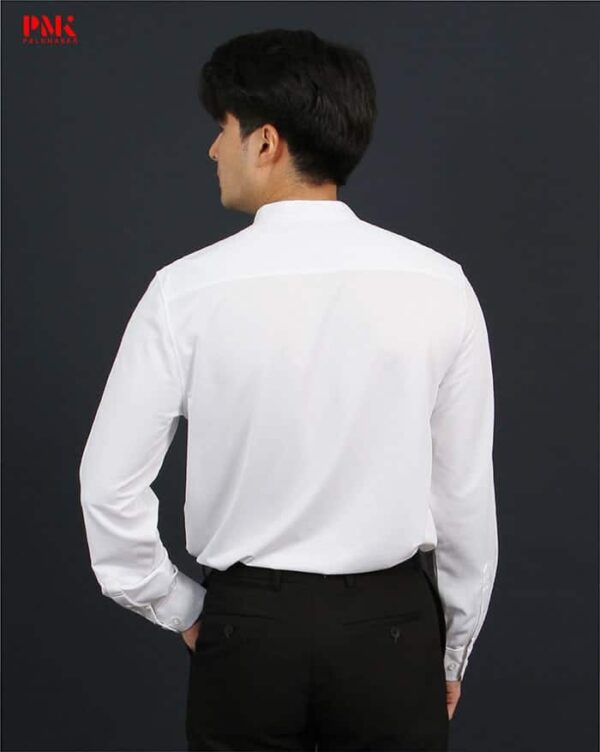เสื้อเชิ้ตแขนยาว (คอเชิ้ตปกเชิ้ต) Prima สีขาว F04PE0001 - Image 4