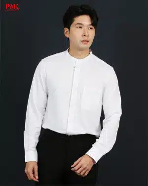 เสื้อเชิ้ตแขนยาว (คอเชิ้ต) Prima สีขาว F04PE0004