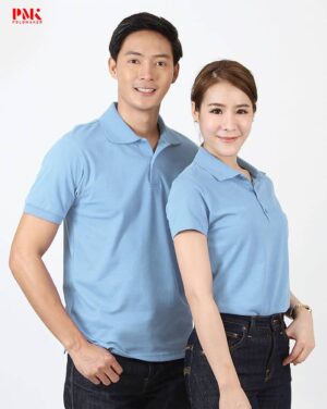 เสื้อโปโล CoolPlus Jersey CP005 สีฟ้าอ่อน