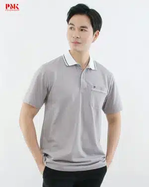 เสื้อโปโล CoolPlus CT F01CT0003 สีเทา
