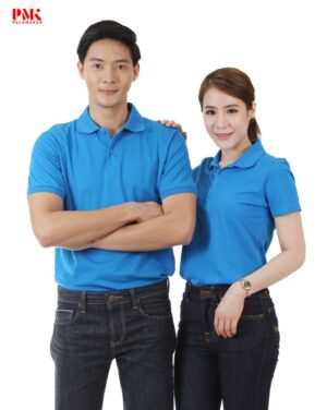 เสื้อโปโล CoolPlus Jersey CP042 สีฟ้าแปซิฟิก