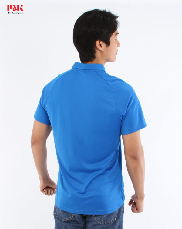 เสื้อโปโลกีฬา Flexible Poly Athletics สีฟ้าสปอร์ตบลู - Image 5