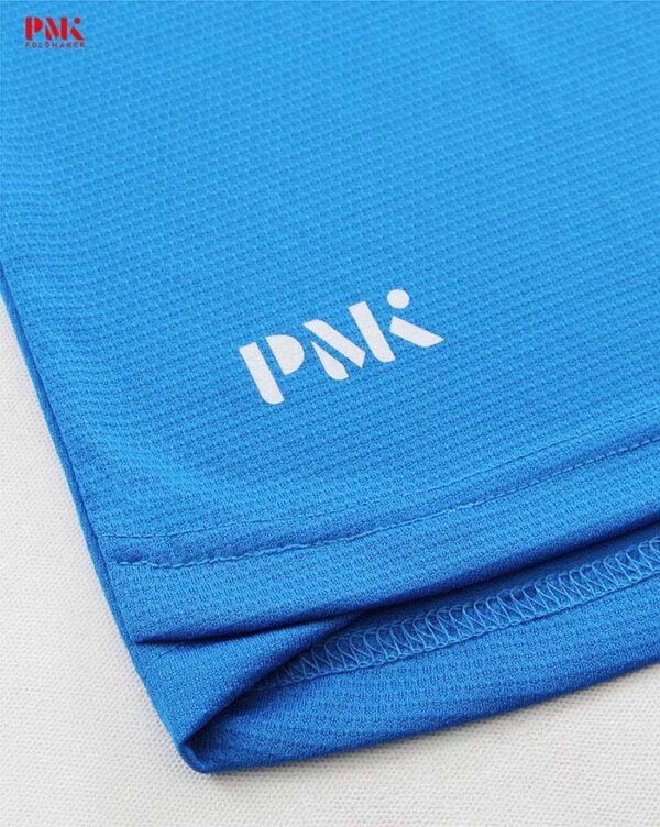 เสื้อโปโลกีฬา Flexible Poly Athletics สีฟ้าสปอร์ตบลู - Image 12