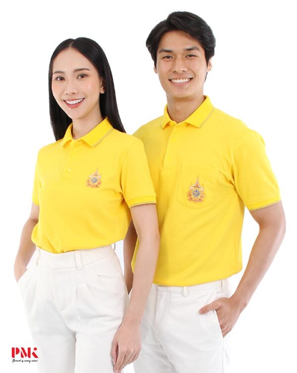 เสื้อโปโลปักตราสัญลักษณ์ รุ่นสุวรรณพฤกษ์ (พร้อมส่ง)