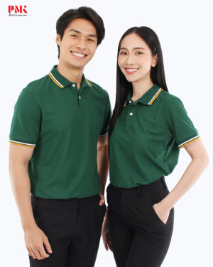 เสื้อโปโล Kaneko Charisma KM002 สีเขียว