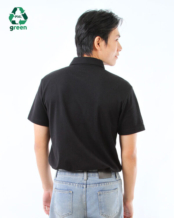 เสื้อโปโลรีไซเคิล Re-Cool สีดำ - Image 5