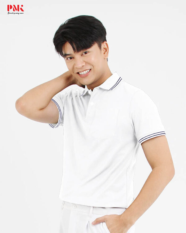 เสื้อโปโล Coolplus Oxy สีขาว - Image 2