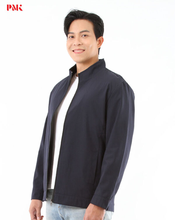 แจ็คเก็ต Simply คอจีน สีกรมท่า - Image 2