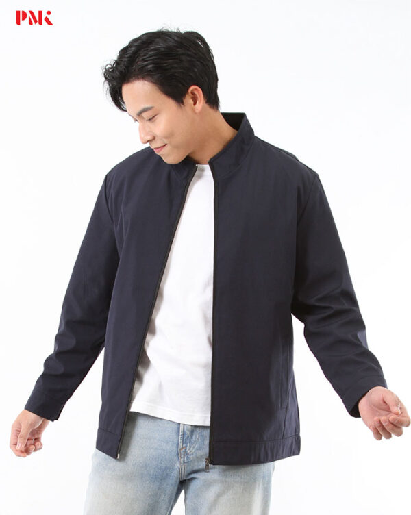 แจ็คเก็ต Simply คอจีน สีกรมท่า - Image 3