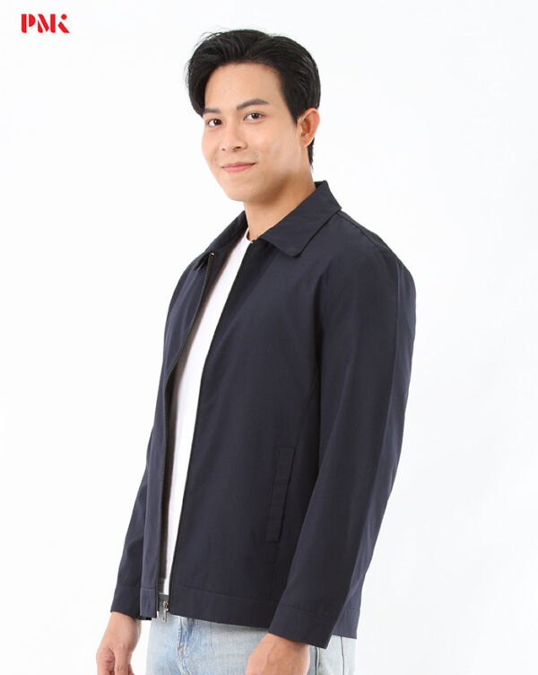 แจ็คเก็ต Simply คอปก สีกรมท่า - Image 2