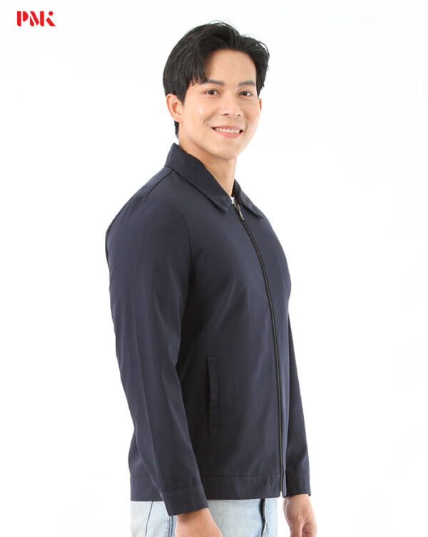 แจ็คเก็ต Simply คอปก สีกรมท่า - Image 4