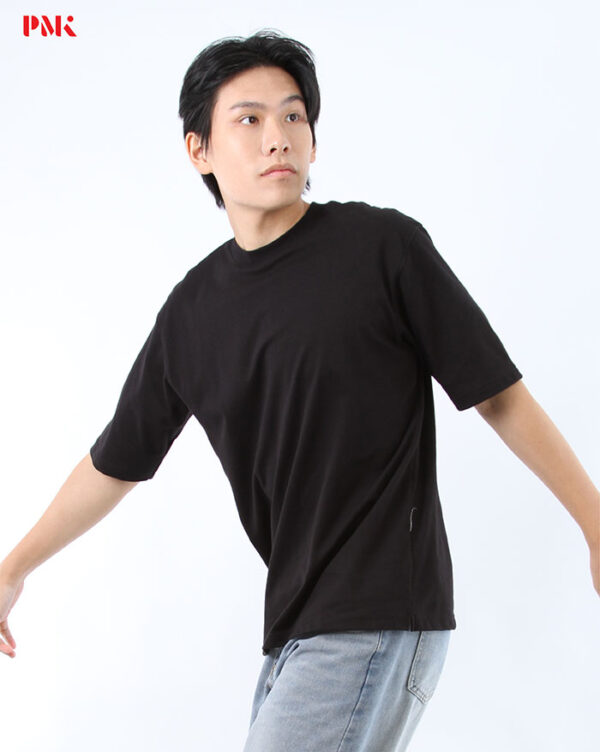 เสื้อยืด Oversize Cool Ease สีดำ - Image 4