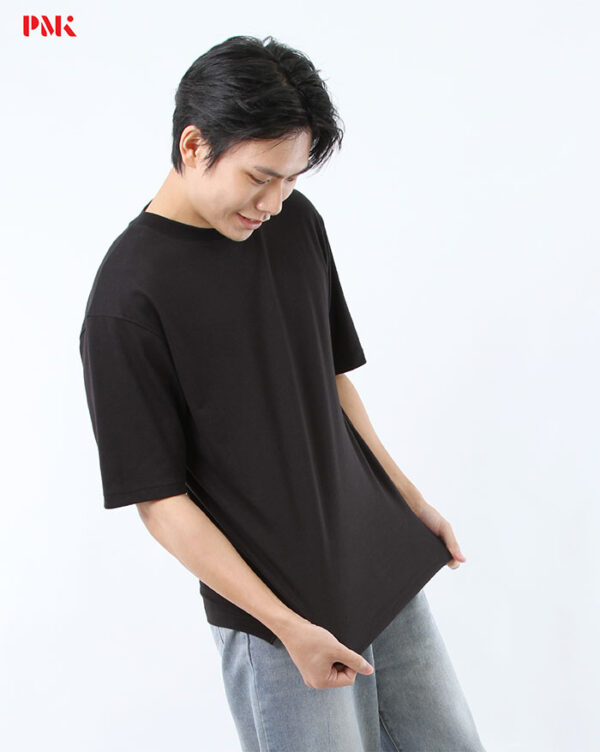 เสื้อยืด Oversize Cool Ease สีดำ - Image 5