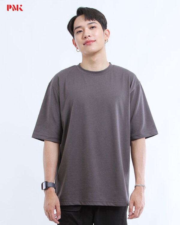 เสื้อยืด Oversize Cool Ease สีเทา - Image 2