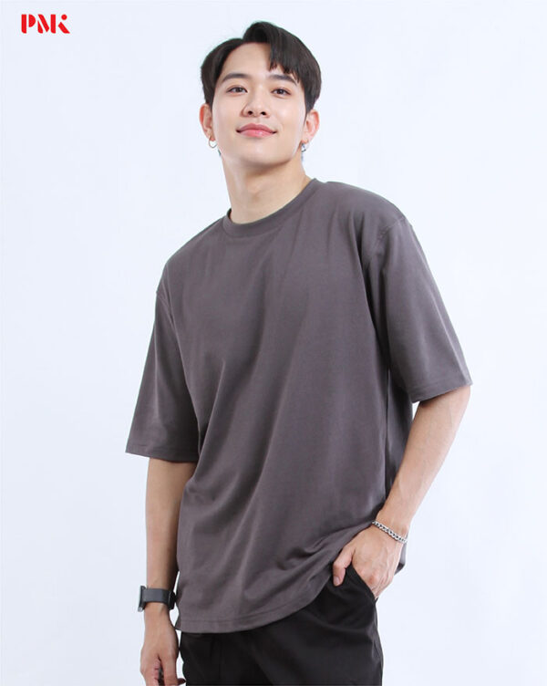 เสื้อยืด Oversize Cool Ease สีเทา - Image 3