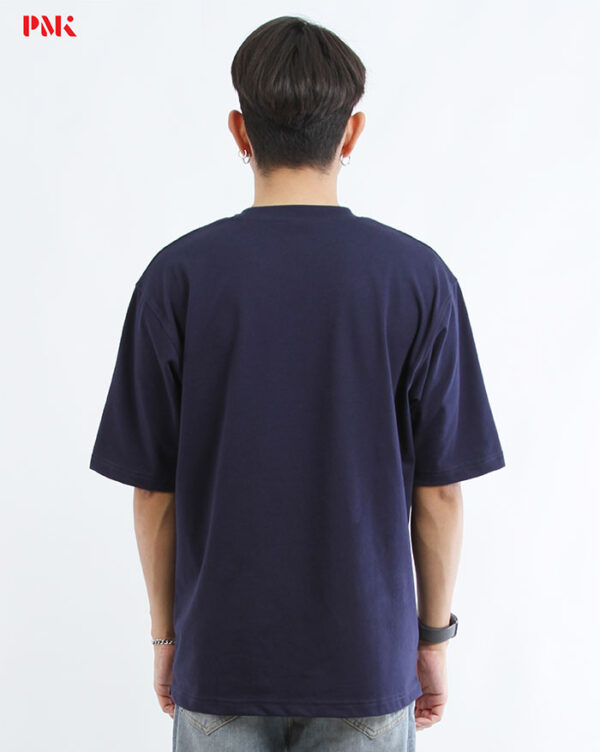 เสื้อยืด Oversize Cool Ease สีกรมท่า - Image 4