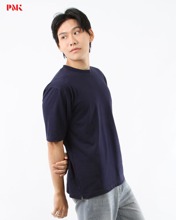 เสื้อยืด Oversize Cool Ease สีกรมท่า - Image 5