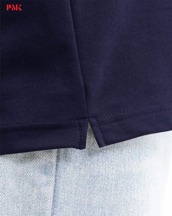 เสื้อยืด Oversize Cool Ease สีกรมท่า - Image 5