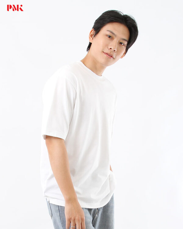 เสื้อยืด Oversize Cool Ease สีขาว - Image 5