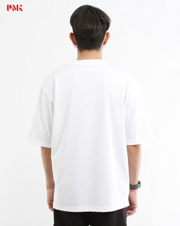 เสื้อยืด Oversize Cool Ease สีขาว - Image 4