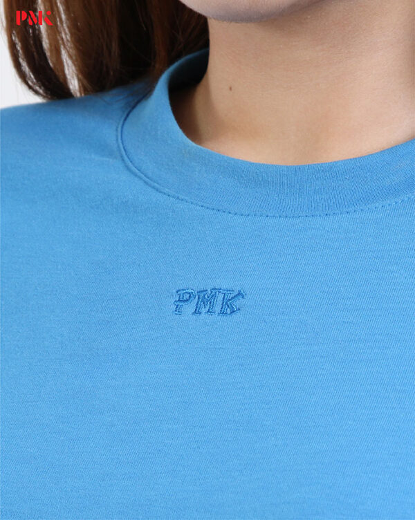 เสื้อยืด Crop สีฟ้า - Image 5