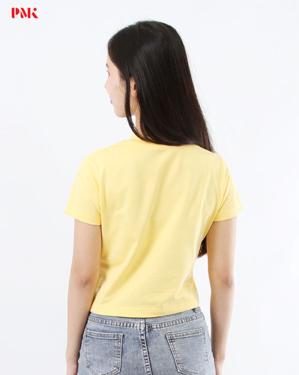 เสื้อยืด Crop สีเหลือง - Image 5