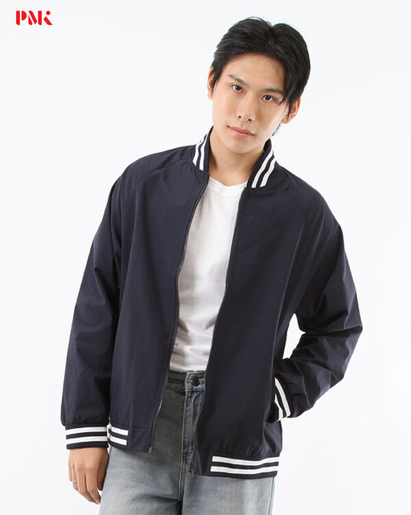 แจ็คเก็ต Baseball Premium สีกรมท่า - Image 2