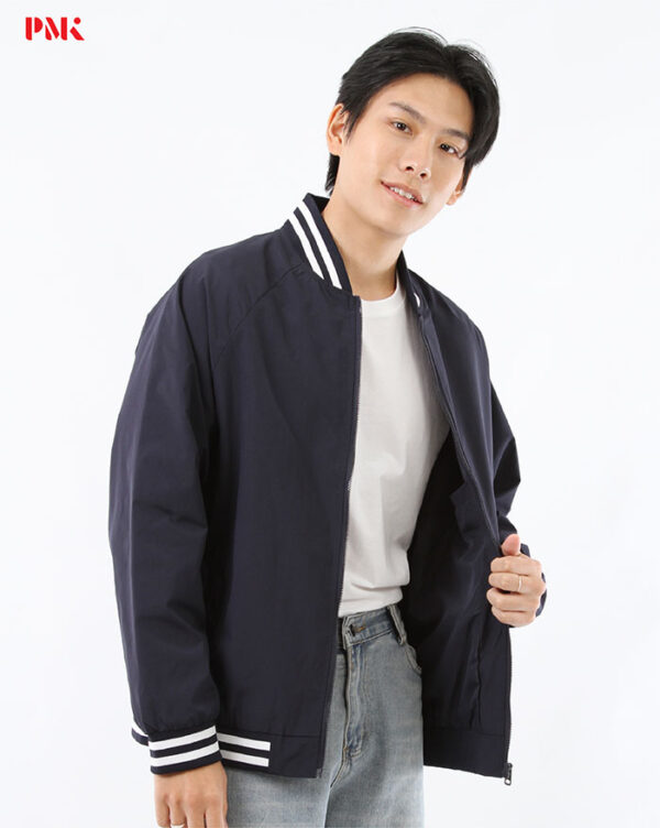 แจ็คเก็ต Baseball Premium สีกรมท่า - Image 4