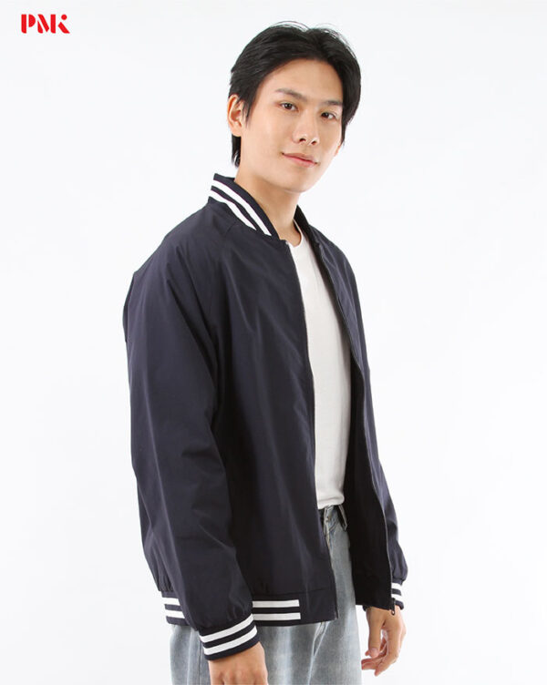 แจ็คเก็ต Baseball Premium สีกรมท่า - Image 3