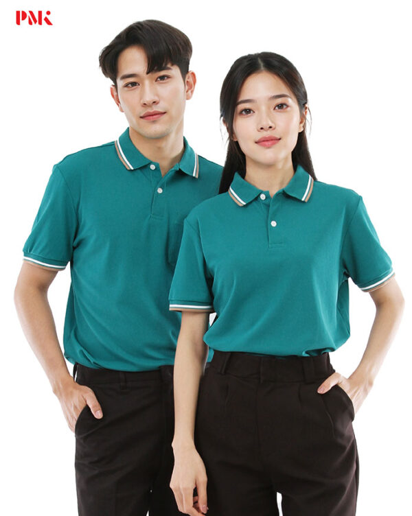 เสื้อโปโล Kaneko Charisma KM008 สีเขียว