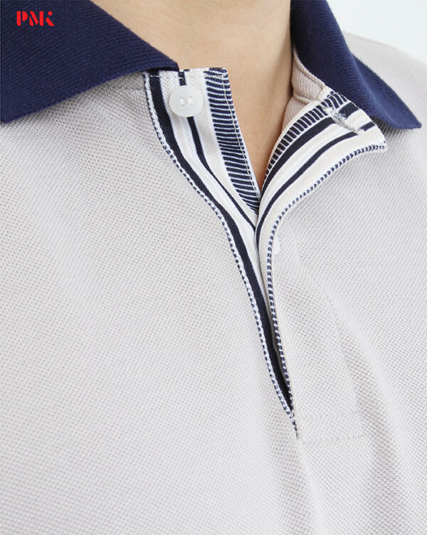 เสื้อโปโล Coolplus Coolway สีเทาปกกรมท่า - Image 5