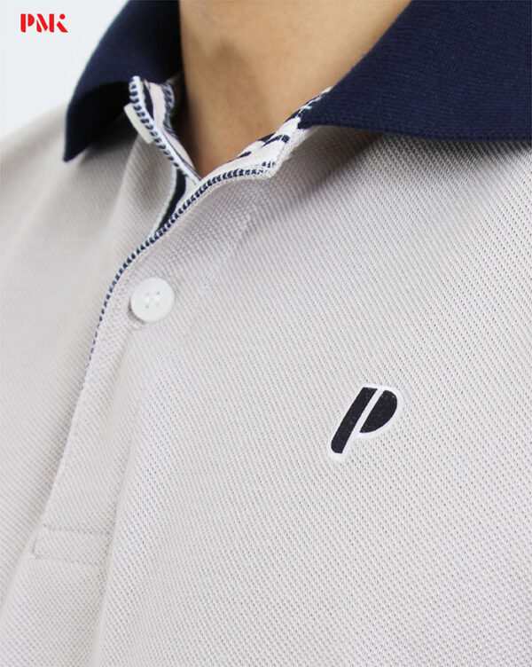 เสื้อโปโล Coolplus Coolway สีเทาปกกรมท่า - Image 6