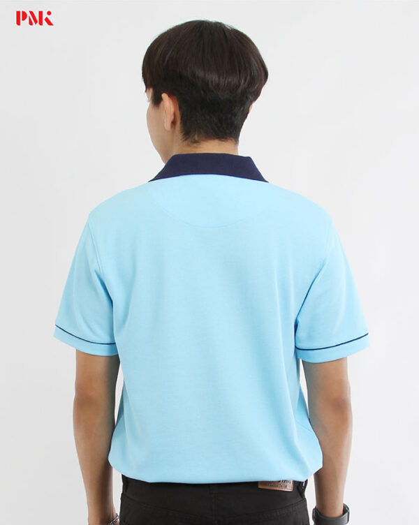 เสื้อโปโล Coolplus Coolway สีฟ้าปกกรมท่า - Image 4