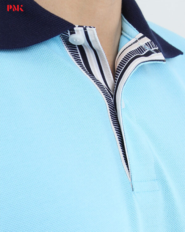 เสื้อโปโล Coolplus Coolway สีฟ้าปกกรมท่า - Image 5