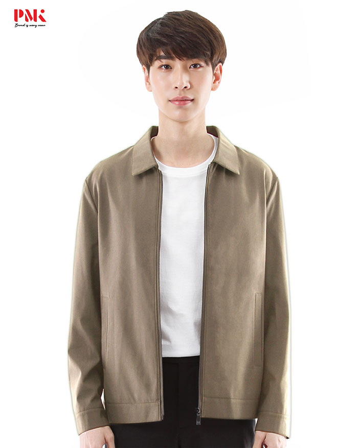 แจ็คเก็ต Simply คอปก สีน้ำตาล