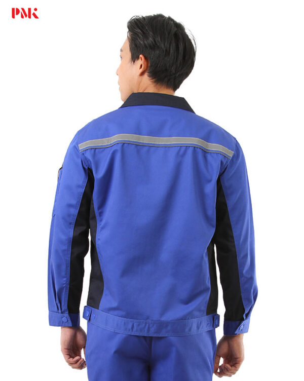 เสื้อช็อปแขนยาว Active Pro สีน้ำเงินตัดต่อกรมท่า - Image 4